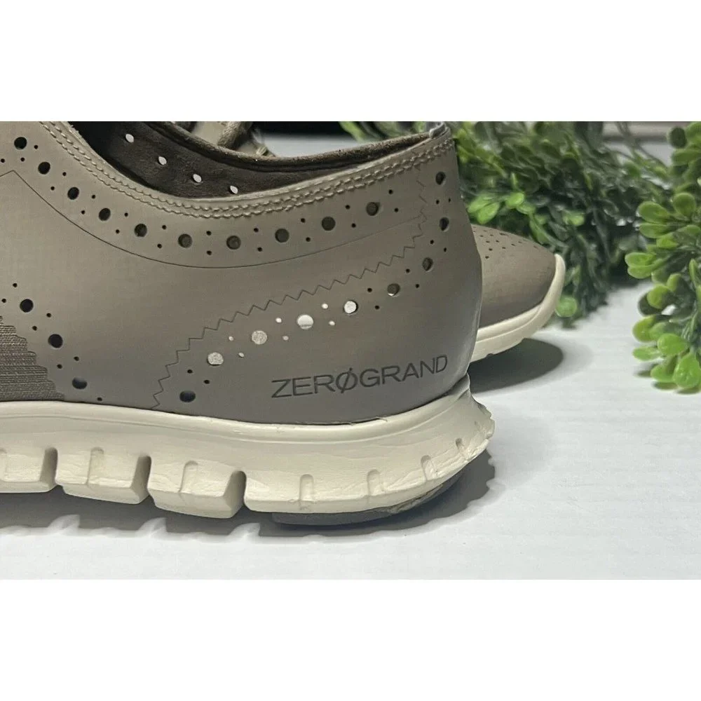 Cole Haan ZeroGrand Wingtip Oxford Shoe Mossy Brown Womens Size 8.5 ($90)